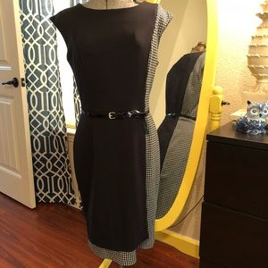 Calvin Klein Houndstooth Dress